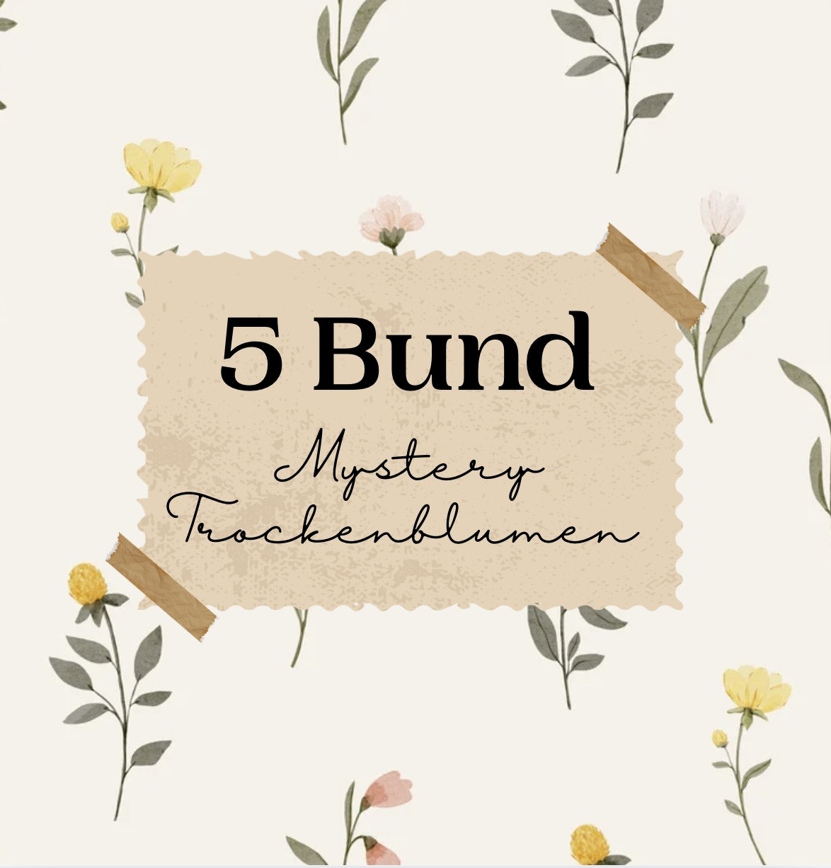 Mystery fünf Bund Trockenblumen