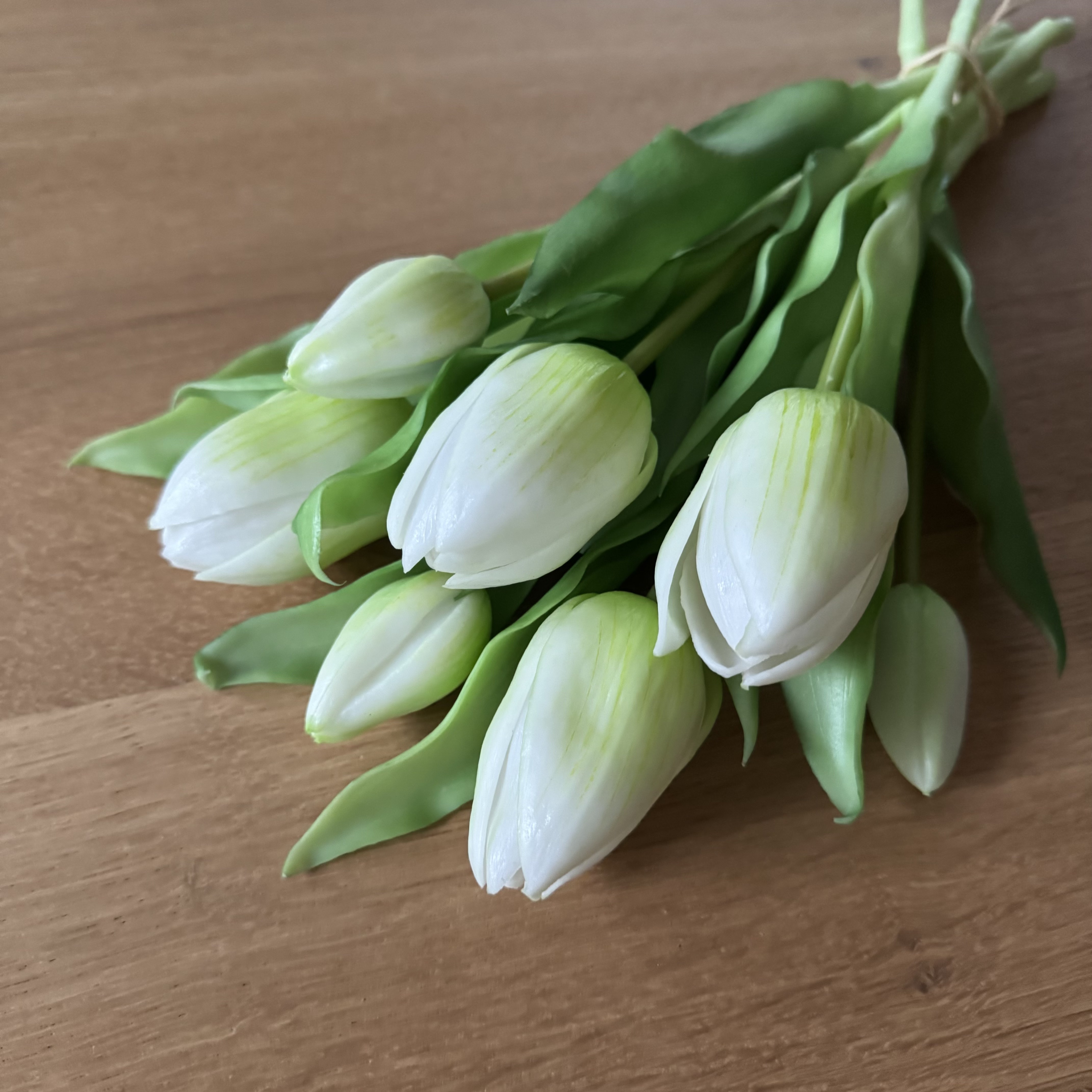 Real Touch Tulpen | künstlich | Vasendeko | Weiß